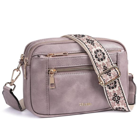 Crossbody Purse Small Crossbody Bags Trendy Vegan Leather With :O - Picture 1 of 8
